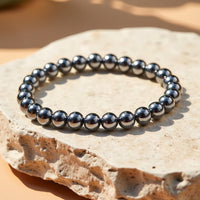 "Anchoring Symbol" Bracelet in Hematite 1