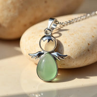 Little Angel Pendant with Natural Stone 8