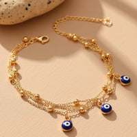 Blue Eye Ankle Bracelet 1