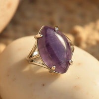 Adjustable Ring "Vision" in Natural Stone 3