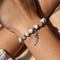 "Angel Wing" Bracelet in Natural Stones 5