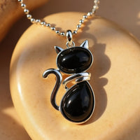 Pendentif Chat en Pierre Naturelle 5