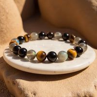 "Ultimate Protection" Bracelet in Tourmaline, Tiger's Eye & Labradorite 5