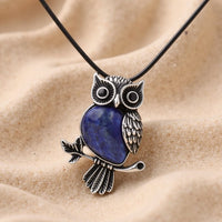 "Owl Spirit" Necklace – Natural Stone of Your Choice 6