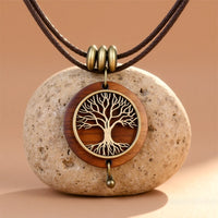 "Tree of Life" Sacred Wooden Necklace 3