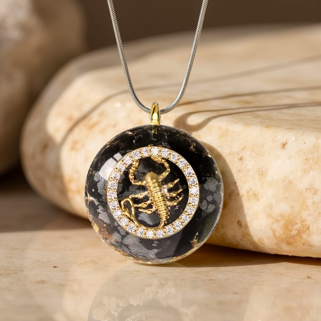Orgonite Pendant "Astrological Sign" in Stone Chips