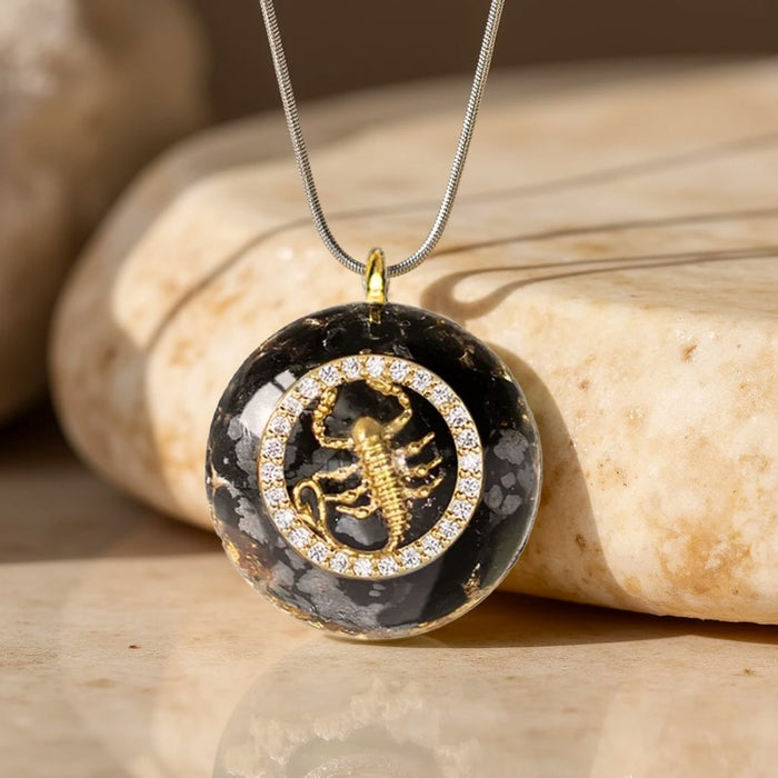 Orgonite Pendant "Astrological Sign" in Stone Chips
