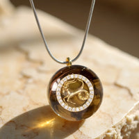 Orgonite Pendant "Astrological Sign" in Stone Chips 7
