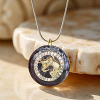 Orgonite Pendant "Astrological Sign" in Stone Chips 5