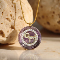 Orgonite Pendant "Astrological Sign" in Stone Chips 3