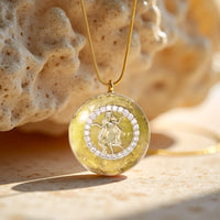 Orgonite Pendant "Astrological Sign" in Stone Chips 11