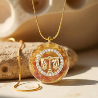 Orgonite Pendant "Astrological Sign" in Stone Chips 6