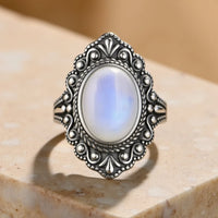 "Presage" Moonstone Ring 3