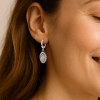 "Moonlight" Earrings in Moonstone 4