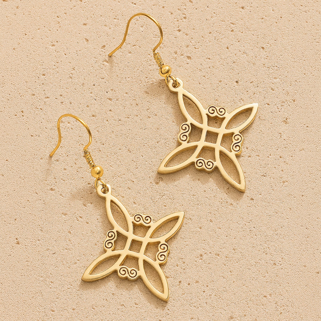 "Enchanted Protection" Earrings in Witch Knot