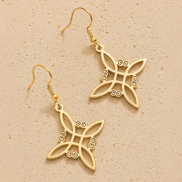 Boucles d'oreilles « Protection enchantée » en nœud de sorcière