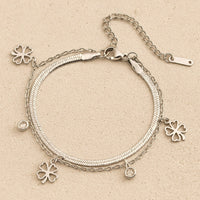 "Enchanted Clover" Bracelet - Gold / Silver 3