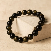 "Halo of Light" Bracelet in Golden Obsidian 3