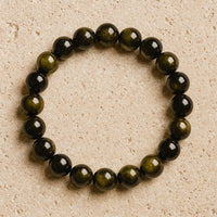 "Halo of Light" Bracelet in Golden Obsidian 1