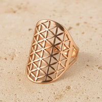 Adjustable "Flower of Life" Ring 3
