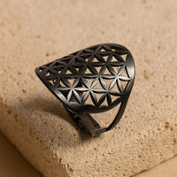 Adjustable "Flower of Life" Ring 6