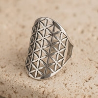 Adjustable "Flower of Life" Ring 5