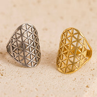 Adjustable "Flower of Life" Ring 7
