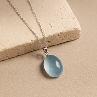 "Deep Calm" Pendant in Aquamarine 1
