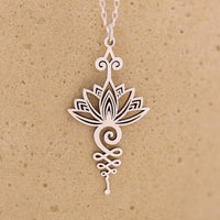 "Lotus Unalome" Pendant 5