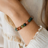 "Inner Peace" Bracelet in Indian Agate 2