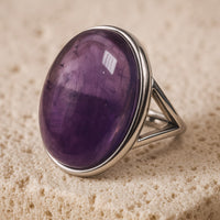 "Shanti" Amethyst Ring 3