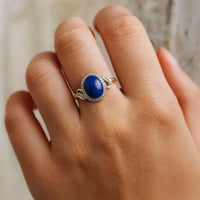 Adjustable Ring "Celestial Harmony" in Lapis Lazuli 2