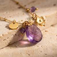 Ombeline Necklace in Amethyst 3