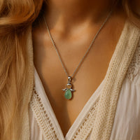 Little Angel Pendant with Natural Stone 9