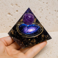 Orgonite "Galaxy" in Amethyst & Black Obsidian 2