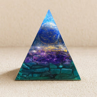Orgonite "Kâli" in Lapis Lazuli, Amethyst & Malachite 3