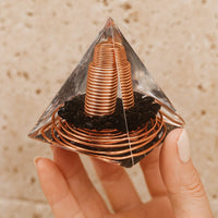 Orgonite "Symbolic Protection" in Obsidian 2
