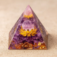 Orgonite "Divine Lotus" in Amethyst 1