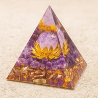 Orgonite "Divine Lotus" in Amethyst 2