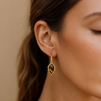 Leaf Earrings from the Tree in Natural Stone 8