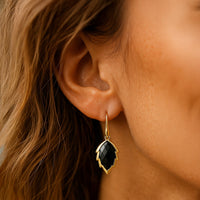 Leaf Earrings from the Tree in Natural Stone 10
