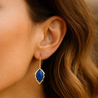 Leaf Earrings from the Tree in Natural Stone 5
