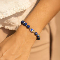 "Eye of Truth" Bracelet in Lapis Lazuli 4