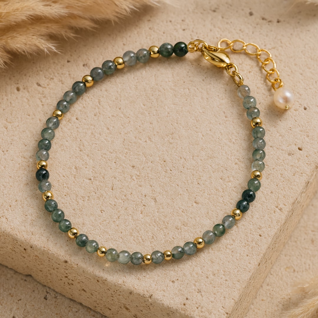 Refined Bracelet in Fine Natural Stones