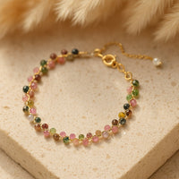 Elegant Multicolor Tourmaline Bracelet 3