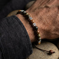 "Inner Stability" Jasper Bracelet 2