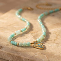 "Protective Eye" Amazonite Necklace 3