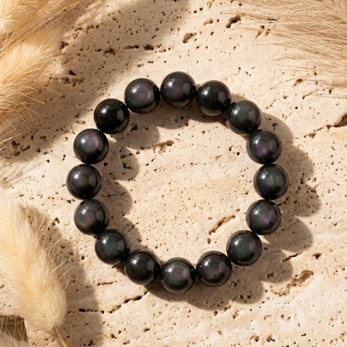 "Guardian Eye" Bracelet in Celestial Eye Obsidian