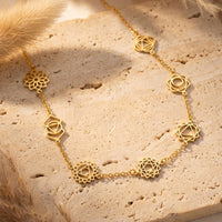 7 Chakras Necklace - Mystical Symbols 1
