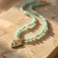 "Protective Eye" Amazonite Necklace 4